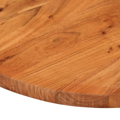 vidaXL Dessus de table 80x40x2,5 cm ovale bois massif d'acacia