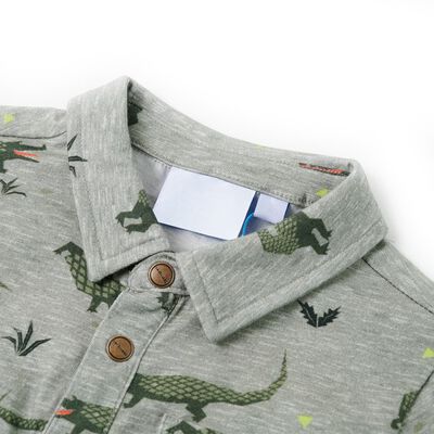 Chemise pour enfants mélange kaki clair 116