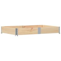 vidaXL Collier de palette 150x100 cm bois de pin solide