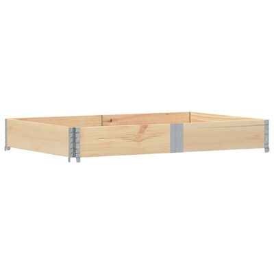 vidaXL Collier de palette 150x100 cm bois de pin solide