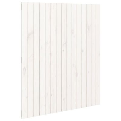 vidaXL Tête de lit murale Blanc 95,5x3x110 cm Bois massif de pin