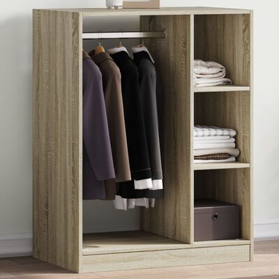 vidaXL Garde-robe chêne sonoma 77x48x102 cm bois d'ingénierie