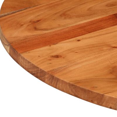 vidaXL Dessus de table Ø70x3,8 cm rond bois massif d'acacia