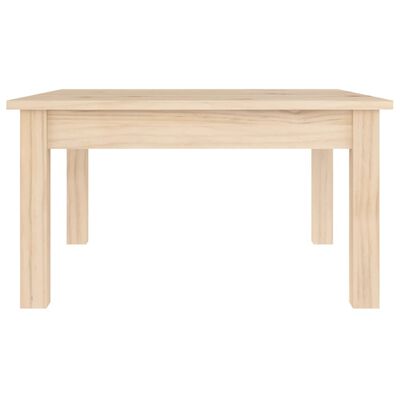 vidaXL Table basse 55x55x30 cm Bois massif de pin