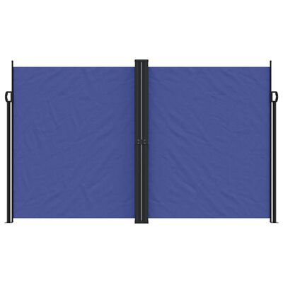 vidaXL Auvent latéral rétractable bleu 200x1200 cm