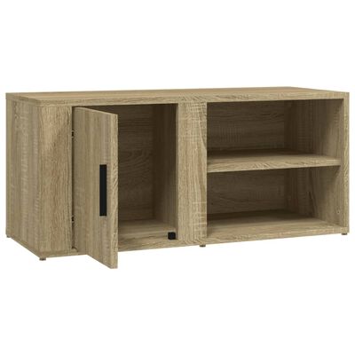 vidaXL Meubles TV 2 pcs Chêne sonoma 80x31,5x36 cm Bois d'ingénierie