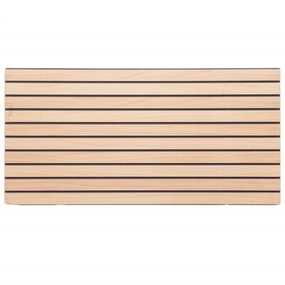 vidaXL Panneaux muraux 3D 5 pcs marron 100x50 cm EPS