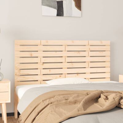 vidaXL Tête de lit murale 156x3x63 cm Bois massif de pin