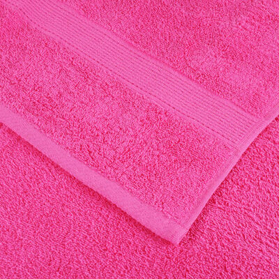 vidaXL Serviettes de sauna de qualité supérieure SOLUND 4 pcs rose