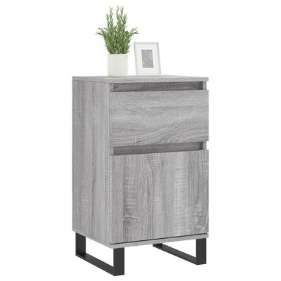 vidaXL Buffet sonoma gris 40x35x70 cm bois d'ingénierie