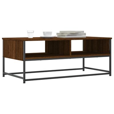 vidaXL Table basse chêne marron 100x51x40 cm bois d'ingénierie