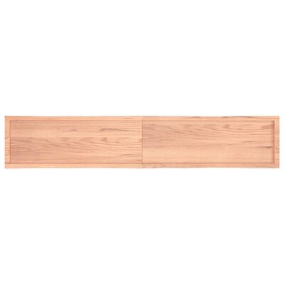 vidaXL Dessus de table bois massif traité bordure assortie