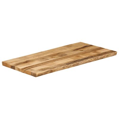 vidaXL Dessus de table bord vivant 110x60x3,8 cm bois de manguier brut