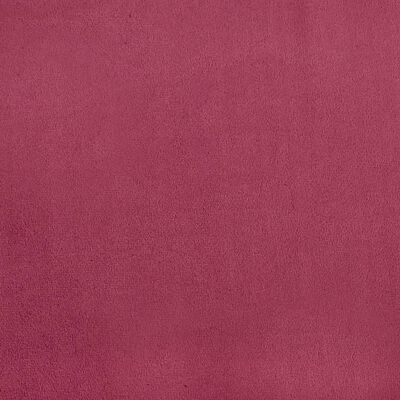 vidaXL Repose-pied Rouge bordeaux 60x50x41 cm Velours