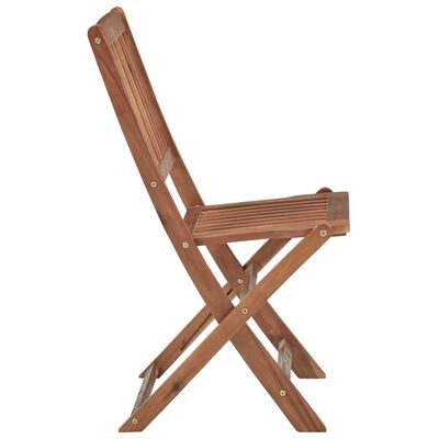 vidaXL Chaises pliables de jardin lot de 8 avec coussins Bois d'acacia