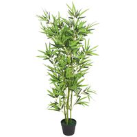 vidaXL Plante artificielle avec pot Bambou 120 cm Vert