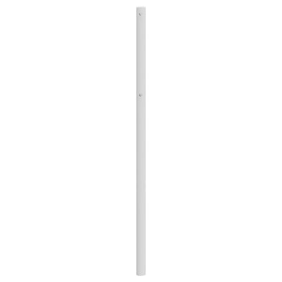 vidaXL Tête de lit métal blanc 180 cm