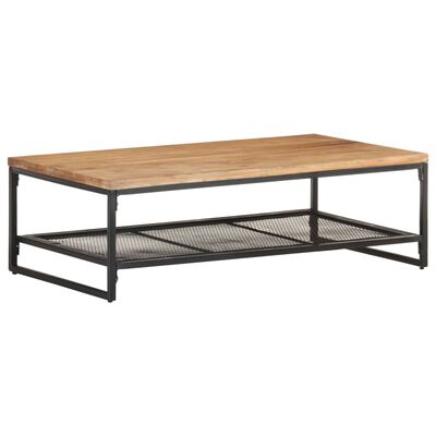 vidaXL Table basse 110x60x35 cm Bois d'acacia massif