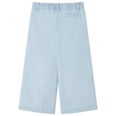 Pantalons pour enfants bleu denim doux 140