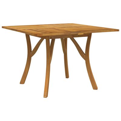 vidaXL Table de jardin 110x110x75 cm Bois d'acacia solide