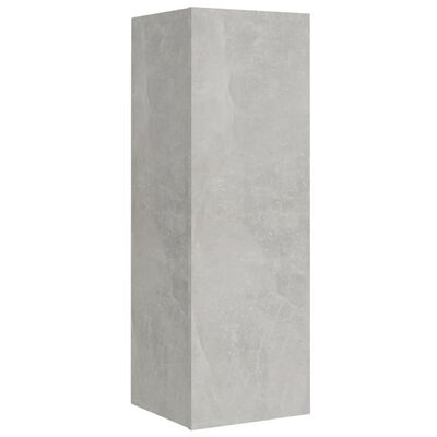 vidaXL Ensemble de meubles TV 5 pcs Gris béton Bois d'ingénierie