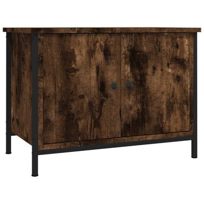 vidaXL Meuble TV avec portes chêne sonoma 60x35x45cm bois d'ingénierie