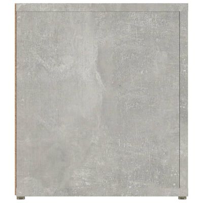 vidaXL Meubles TV 2 pcs Gris béton 80x31,5x36 cm Bois d'ingénierie