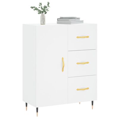 vidaXL Buffet blanc 69,5x34x90 cm bois d'ingénierie