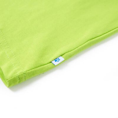 T-shirt pour enfants vert citron 140