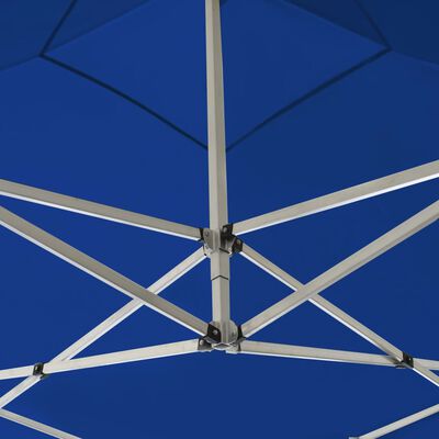 vidaXL Tente de réception pliable Aluminium 2 x 2 m Bleu