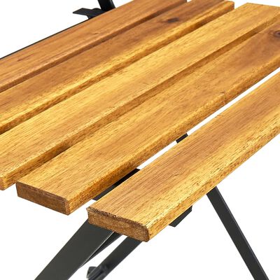 vidaXL Ensemble à manger d'extérieur pliable 7pcs Bois d'acacia solide