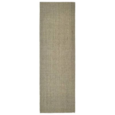 vidaXL Tapis en sisal pour griffoir taupe 80x250 cm