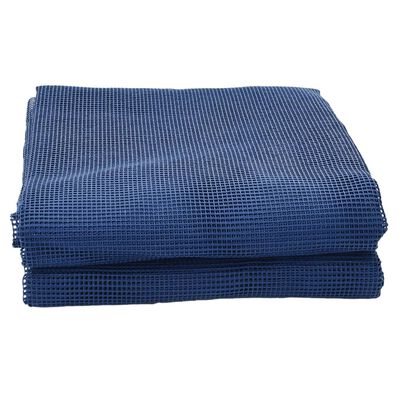 vidaXL Tapis de sol de camping bleu 4x3 m