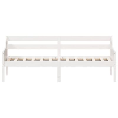 vidaXL Lit de jour sans matelas blanc 90x200 cm bois de pin massif