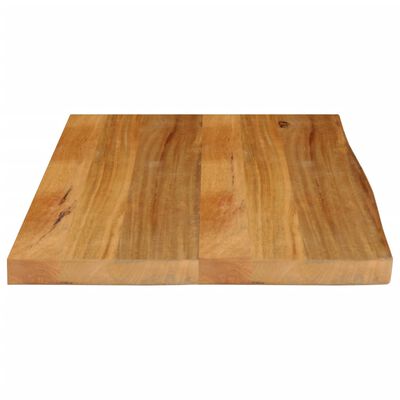 vidaXL Dessus de table à bord vivant 80x60x3,8 cm bois massif manguier