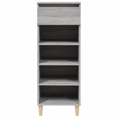 vidaXL Armoire à chaussures Sonoma gris 40x36x105 cm Bois d'ingénierie