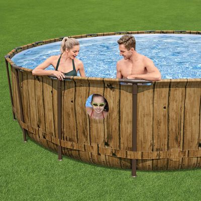 Bestway Ensemble de piscine Power Steel 549x122 cm