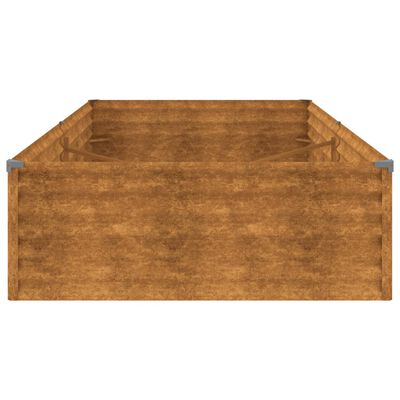 vidaXL Lit surélevé de jardin 195x100x36 cm acier corten