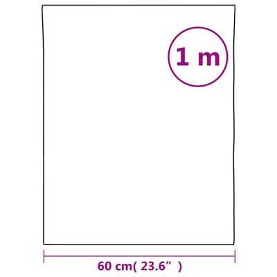 vidaXL Films de miroir 2 pcs auto-adhésive 60x100 cm PET