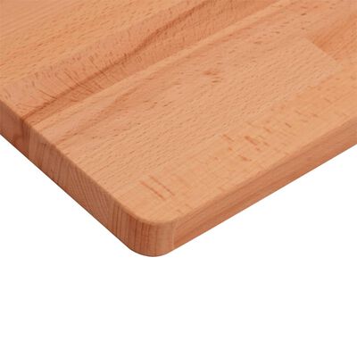 vidaXL Dessus de table 80x80x2,5 cm carré bois massif de hêtre