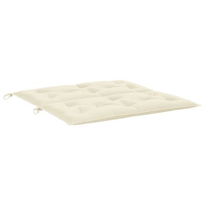 vidaXL Coussin de banc de jardin blanc crème tissu oxford