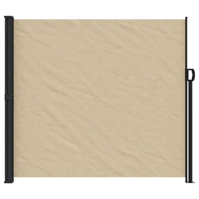 vidaXL Auvent latéral rétractable beige 180x300 cm