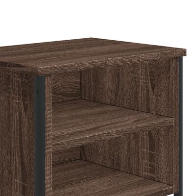 vidaXL Table de chevet chêne marron 40x30x40 cm bois d'ingénierie