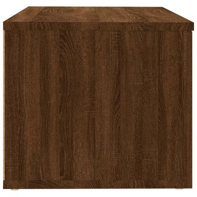 vidaXL Meuble TV Chêne marron 80x34x30 cm Bois d'ingénierie