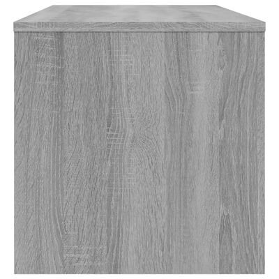 vidaXL Meuble TV Sonoma gris 100x40x40 cm Bois d'ingénierie