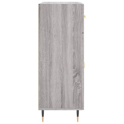 vidaXL Buffet sonoma gris 69,5x34x90 cm bois d'ingénierie