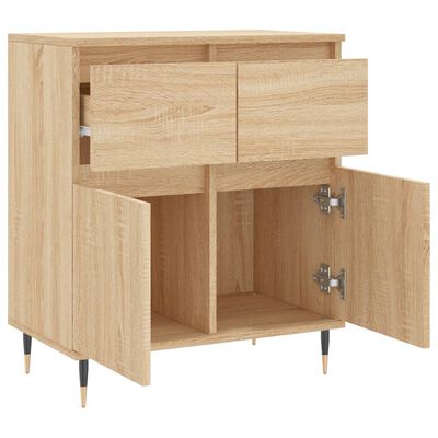 vidaXL Buffet Chêne sonoma 60x35x70 cm Bois d'ingénierie