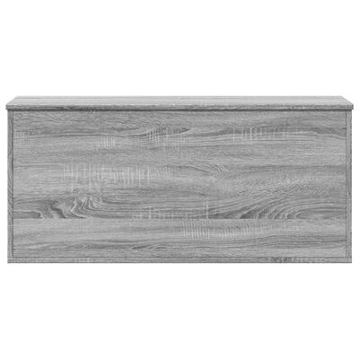 vidaXL Boîte de rangement sonoma gris 100x42x46 cm bois d'ingénierie