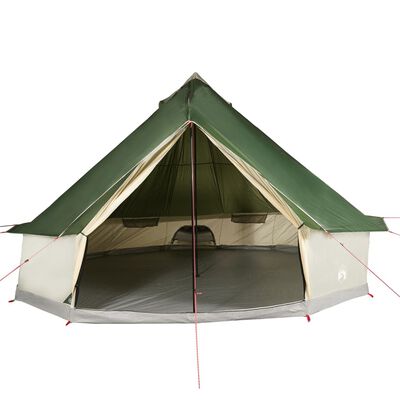 vidaXL Tente familiale tipi 8 personnes vert imperméable