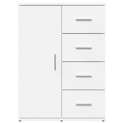 vidaXL Buffet blanc 59x39x80 cm bois d'ingénierie